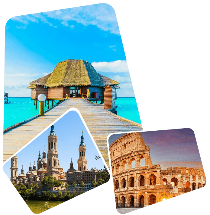 Destinations collage